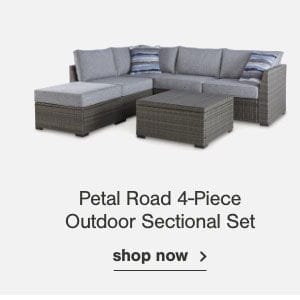 Petal Road 4-piece outdoor sectional set shop now