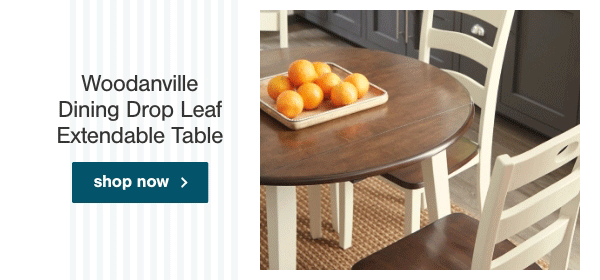 Woodanville Dining Drop Leaf Extendable Table Shop now