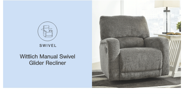 Wittlich Manual Swivel Glider Recliner