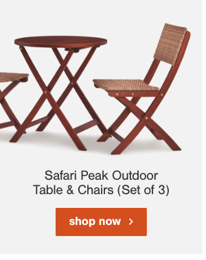 Safari Peak Outdoor Table & Chair (Set of 3) shop now