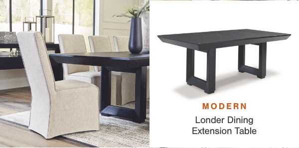 Modern Londer Dining Extension Table