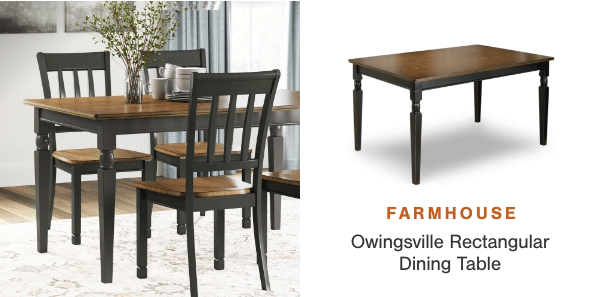 Farmhouse Owingsville Rectangular Dining Table