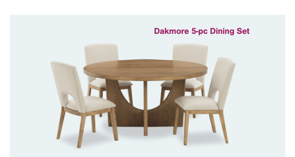 Dakmore 5-pc Dining Set