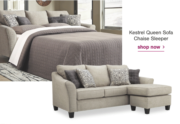 Kestrel Queen Sofa Chaise Sleeper Shop now