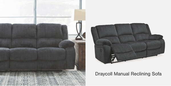 Draycoll Manual Reclining Sofa