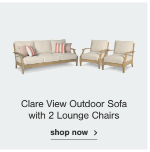 Clare View Outdoor Sofa with 2 Lounge Chairs shop now 