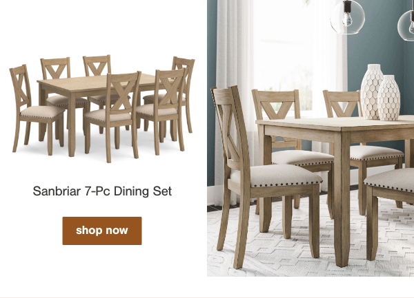 Sanbriar 7 pc dining set shop now