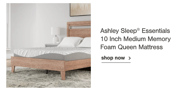 Ashley Sleep Essentials 10 inch Medium Memory Foam Queen mattress shop now