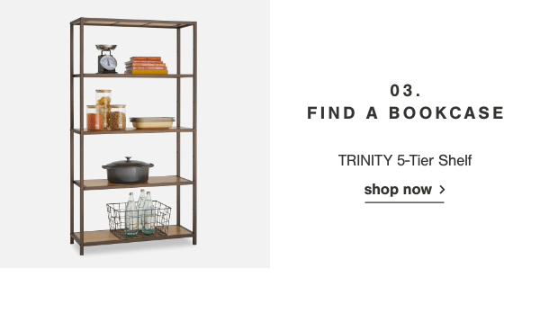 Find a Bookcase Trinity 5 Tier Shelf shop now