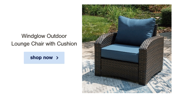 Windglow Outdoor Lounge Chair with Cushion shop now