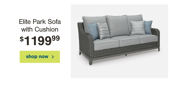 Elite Park Sofa with Cushion \\$1199.99 shop now