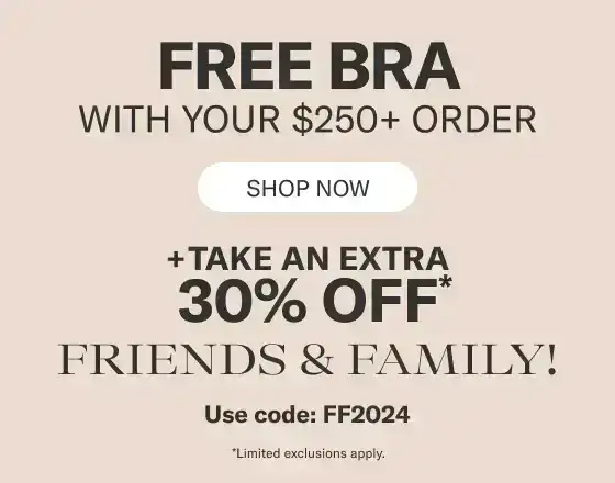 Free Bra With \\$250+ Order