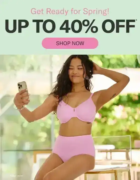 Up To 40% Off Spring