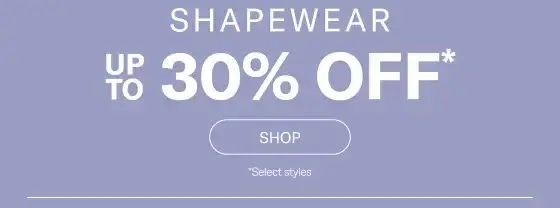 30% Off Shapewear