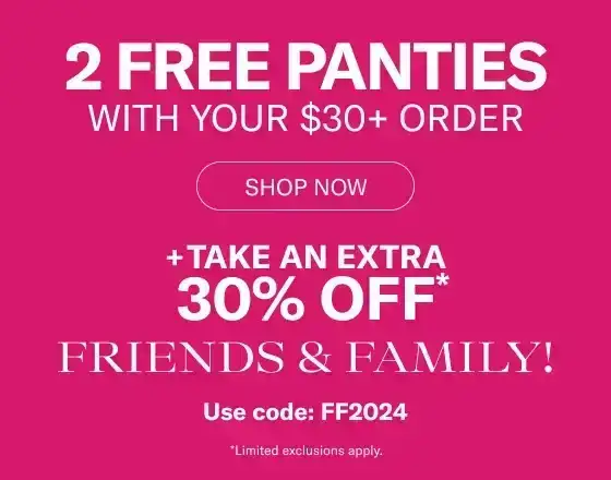 2 Free Panties With \\$30+ Order