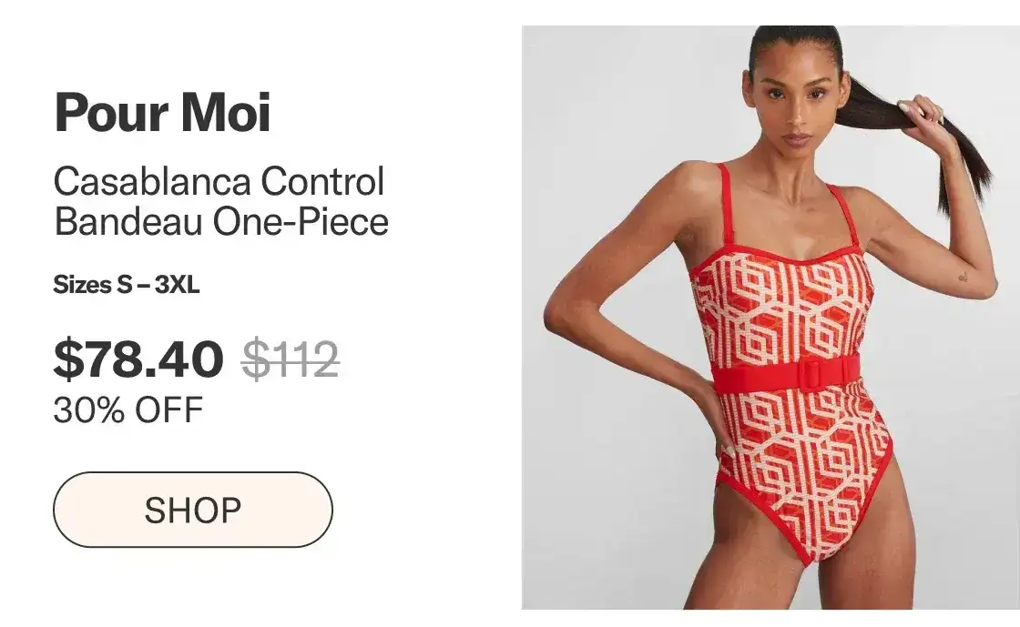 Pour Moi Casablanca Control Bandeau One-Piece