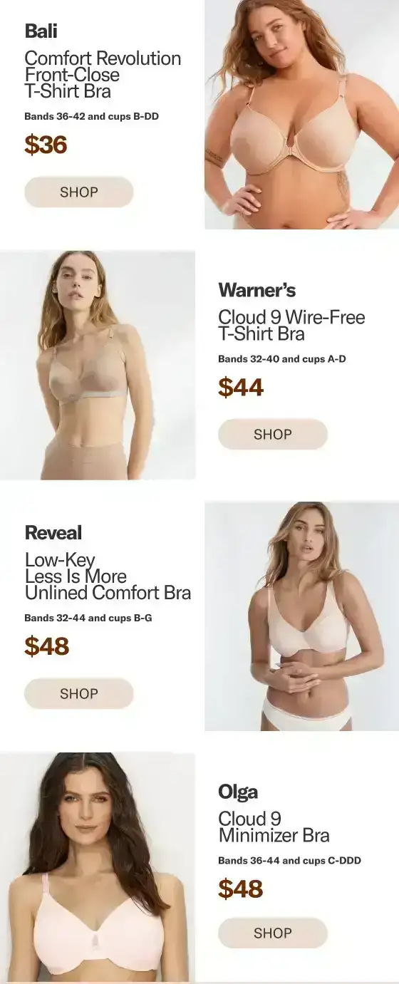 BOGO 50% OFF Bras Ends Today