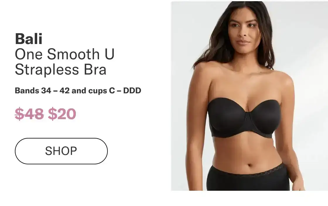 Bali One Smooth You Strapless bra