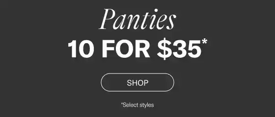 Panties 10 For \\$35