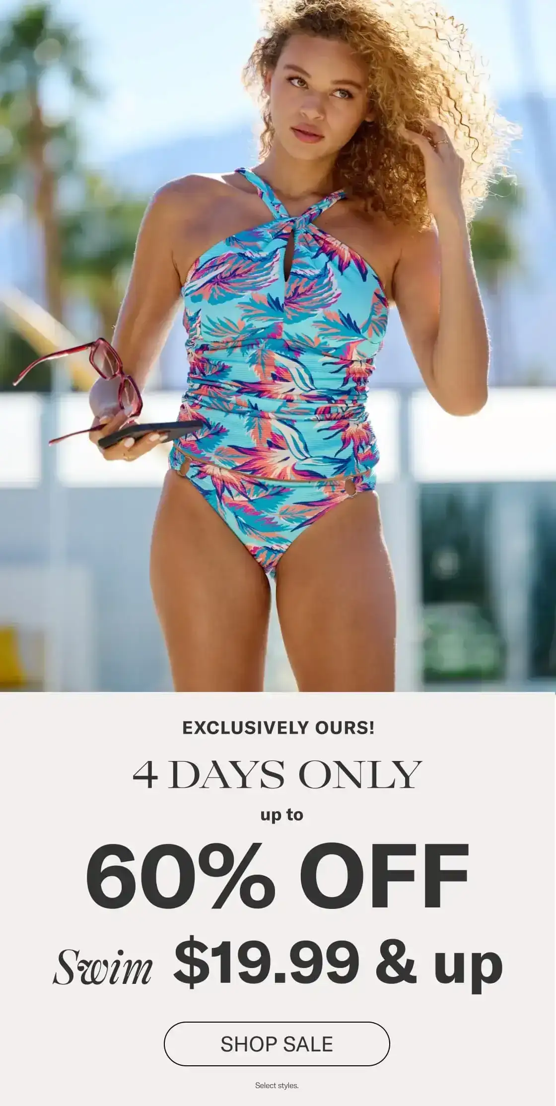 \\$19.99 & Up Swim