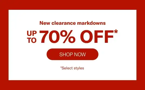 Clearance Markdowns