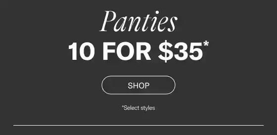 10 For \\$35 Panties