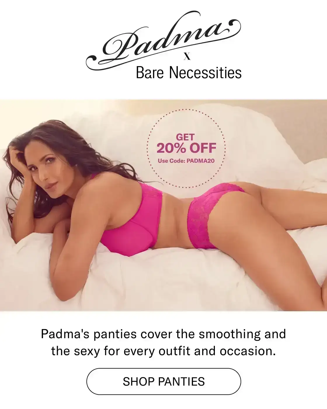 Padma X Bare Necessities Panties 20% Off