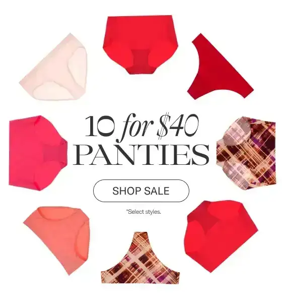 10 For \\$40 Panties