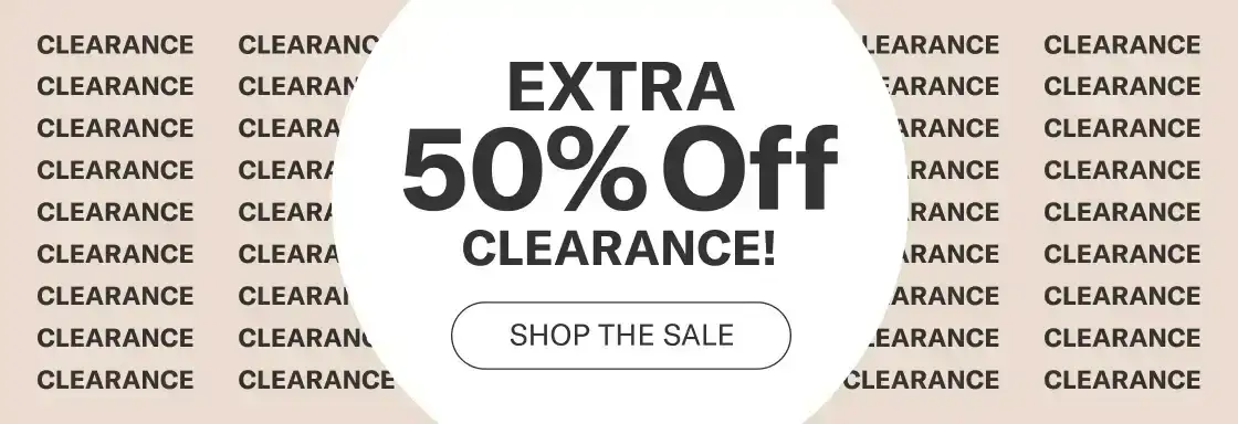 50% Off Clearance