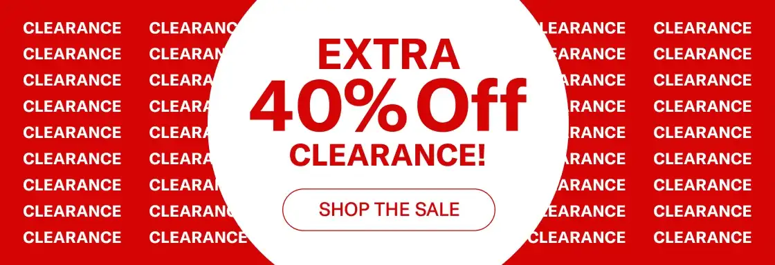 40% Off Clearance