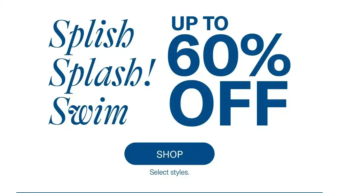 Up To 60% Off Swim