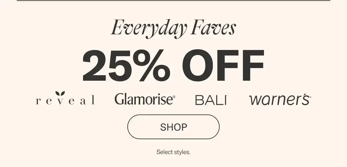 25% Off Bras