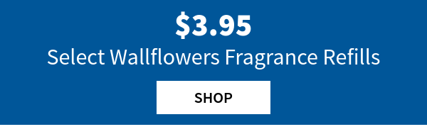 \\$3.95 select wallflowers fragrance refills shop