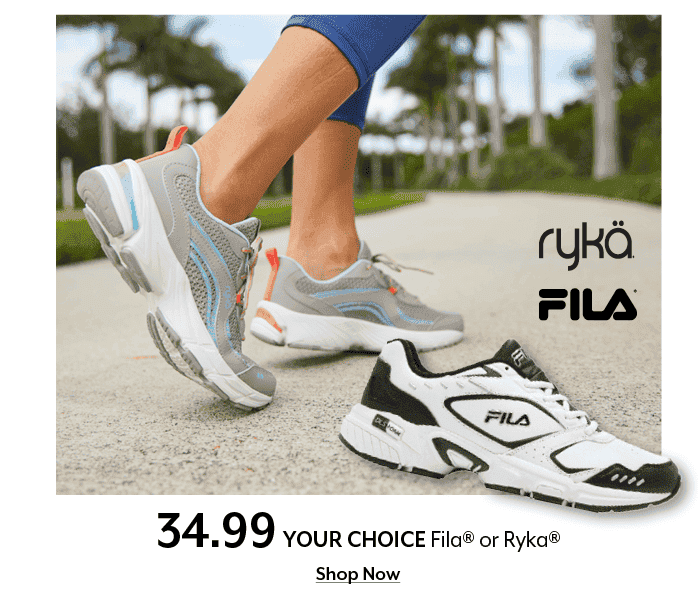 34.99 Fila or Ryka