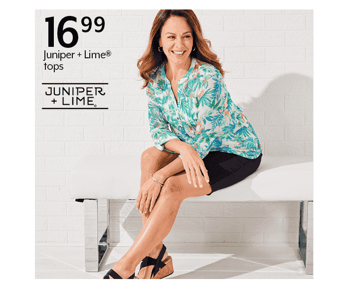 16.99 Juniper + Lime fashion tops