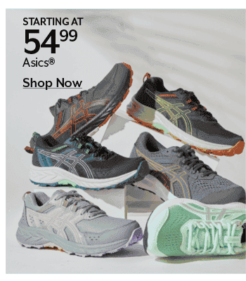 Starting at 54.99 Asics