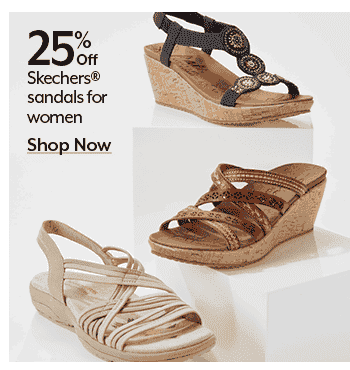 25% Off Skechers sandals for women