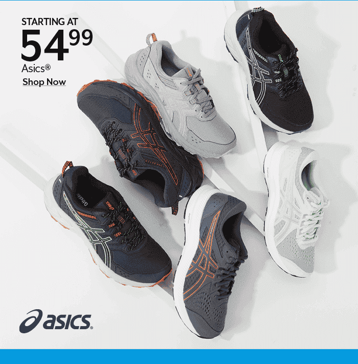 Starting at 54.99 Asics