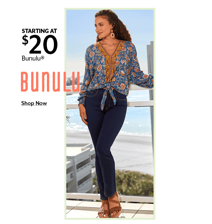 Starting at \\$20 Bunulu