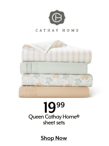 19.99 Cathay Home® sheet sets
