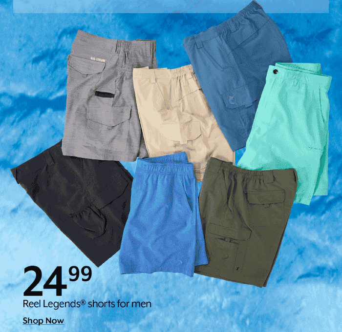 24.99 Reel Legends® shorts for men