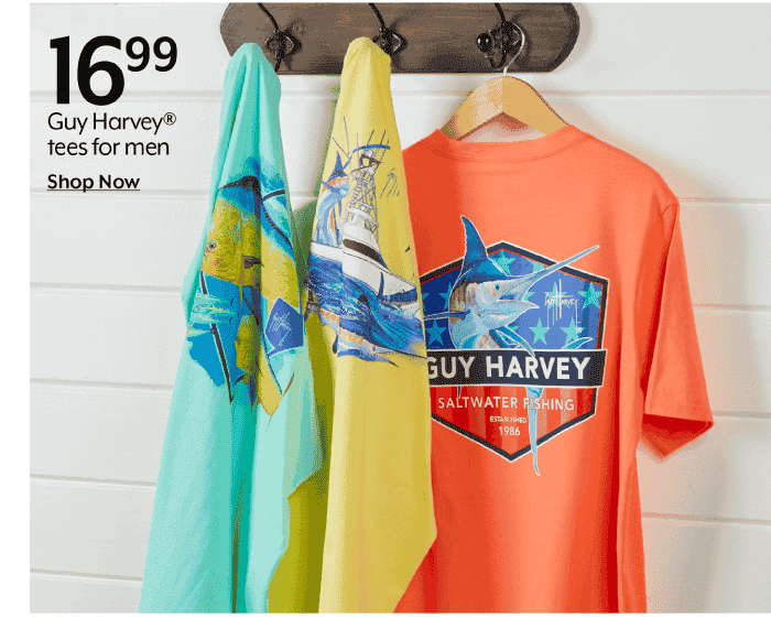 16.99 Guy Harvey® tees for men