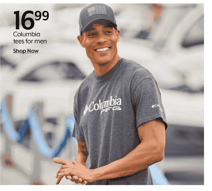 16.99 Columbia tees for men