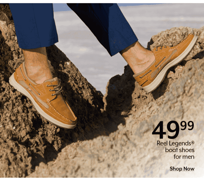 49.99 Reel Legends® boat shoes for men