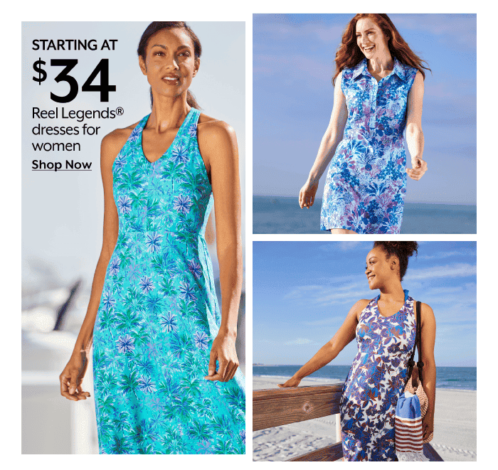 Starting at \\$34 Reel Legends dresses for women