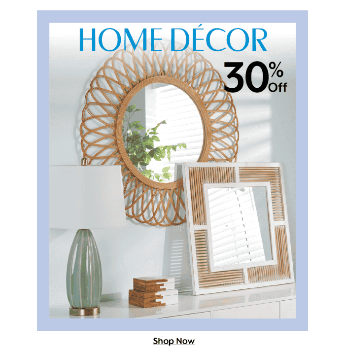 30% Off Home Decor