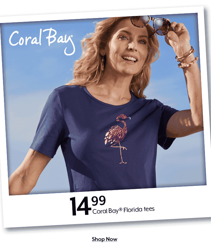 14.99 Coral Bay Florida Tees