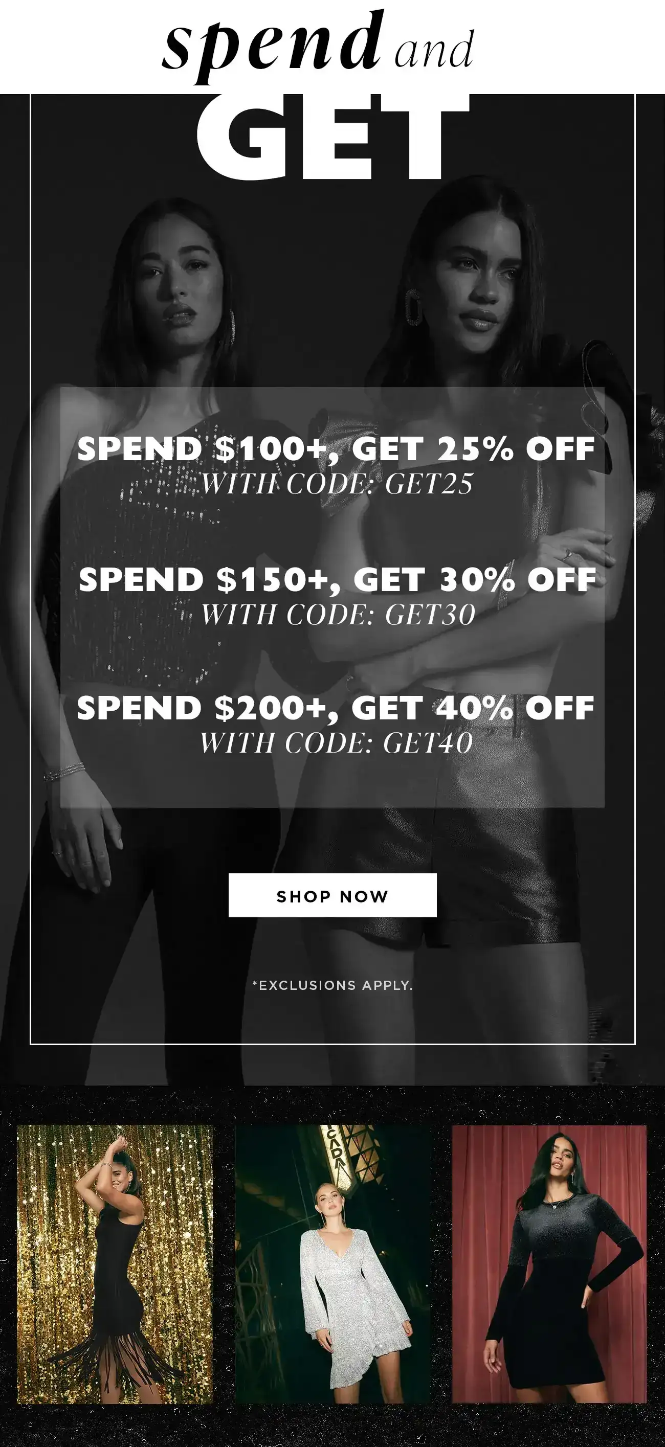 Spend and Get | Shop Now