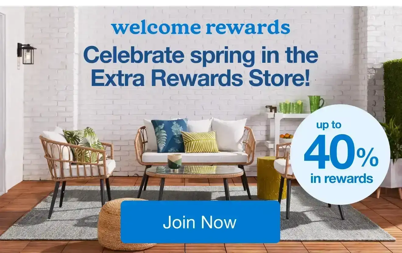 Receive exclusive savings with the Extra Rewards Store