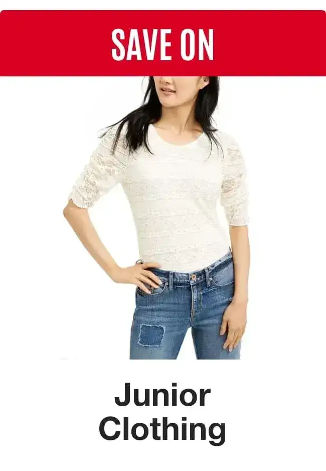 Save on Junioir Clothing